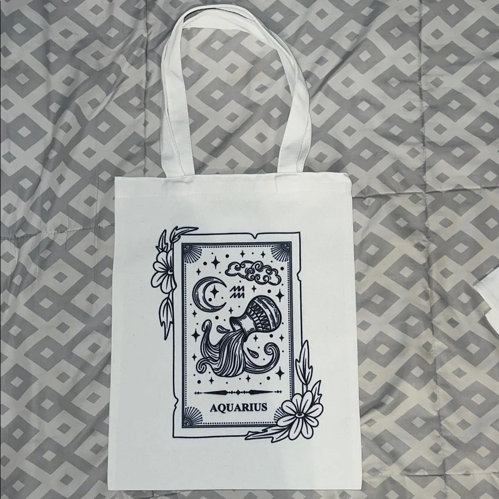 Zodiac Canvas Tote Bag